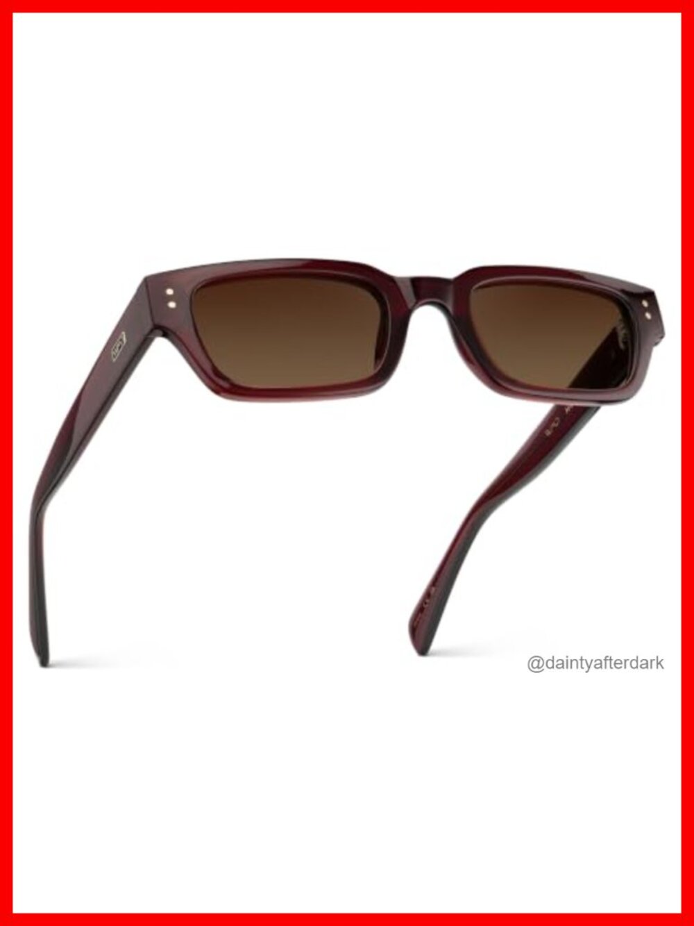 Polarized Oversized Rectangular Sunglasses Full-Frame UV Protection